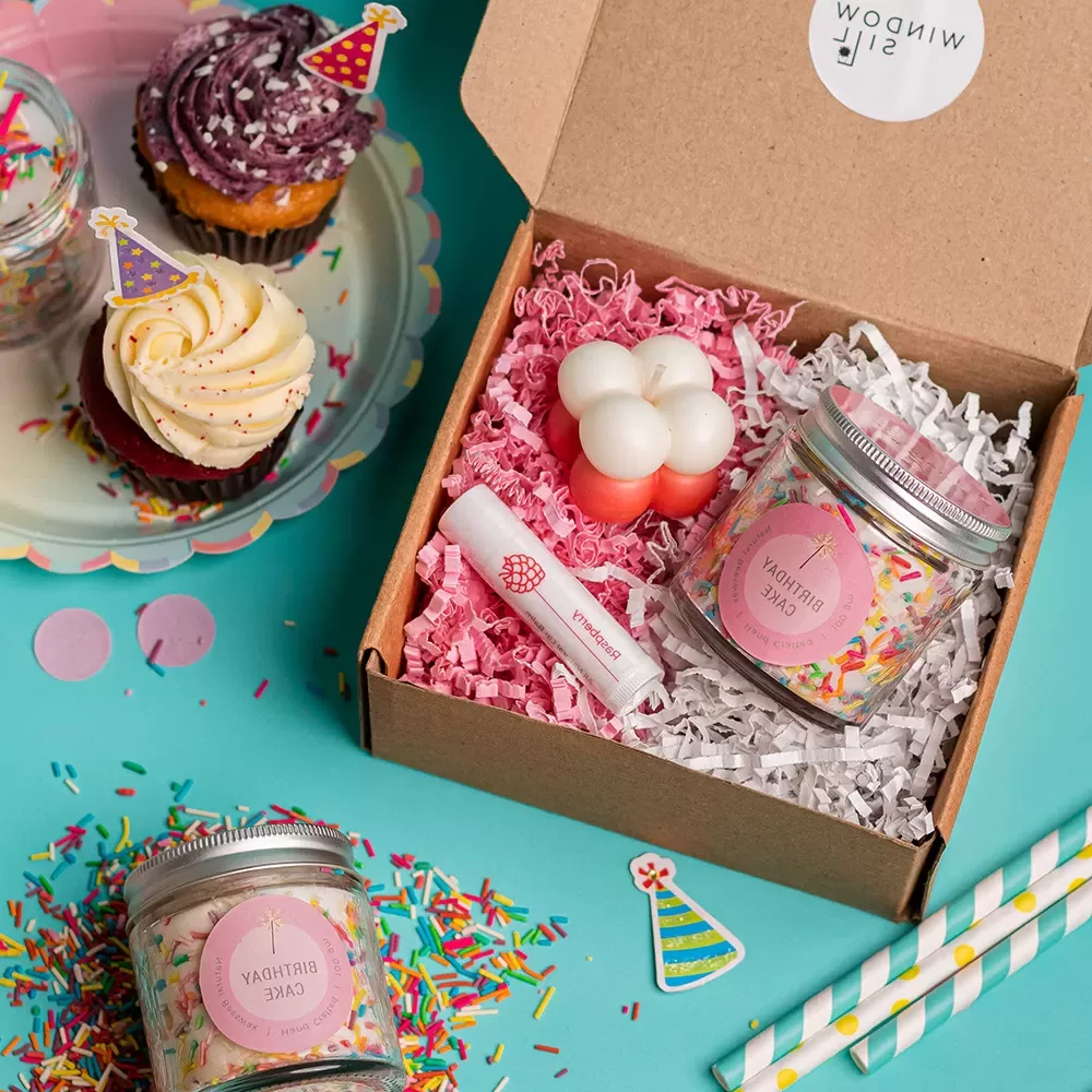 Boozy Cake in a Cup Gift Box — Baked Cravings