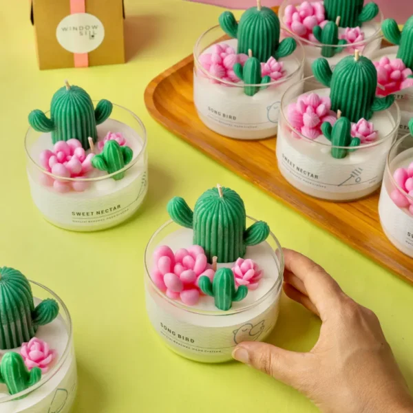 Cactus Garden Candle - Image 3