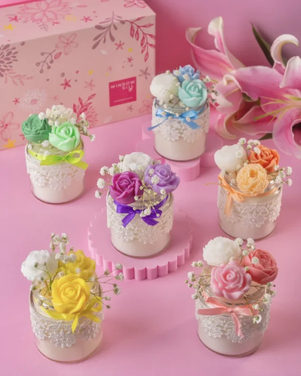 Floral Bouquet Candles