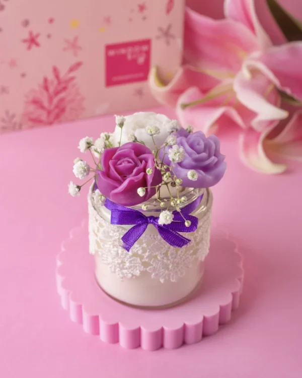 Floral Bouquet Candles - Image 2
