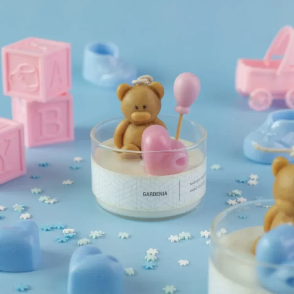 Mini Teddy Bear Candle - Image 3