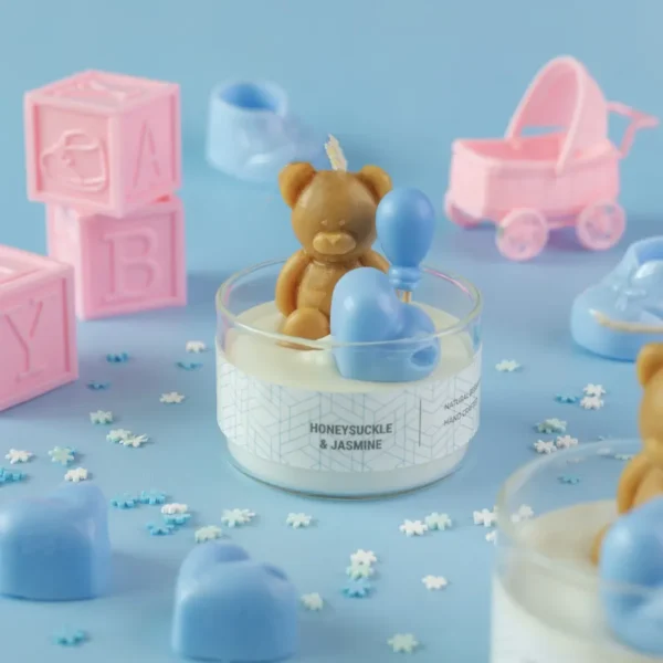 Mini Teddy Bear Candle - Image 2