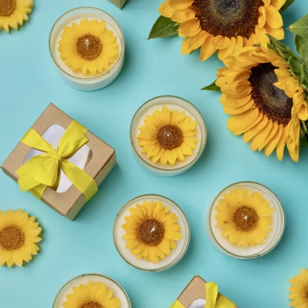 Sunflower Candle - Image 3