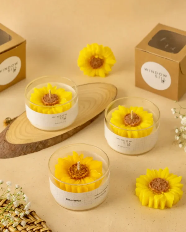 Sunflower Candle